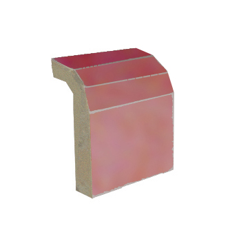 Mosaic House Moroccan tile Mosaic MDV Flat Bullnose  solid zellige, mosaic, zellij, bullnose, trim, glaze, quarter round 